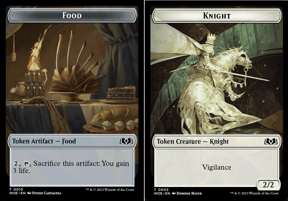 Food Token (0010) // Knight Token - Foil